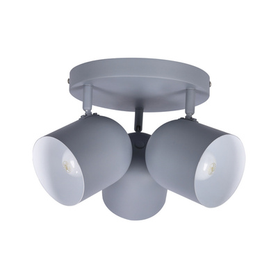 Lampa sufitowa 3xE27 szara 32cm AZURO 98-63236