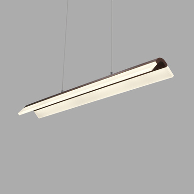 Pendant ceiling lamp Candellux Curacoa LED brown 4000K