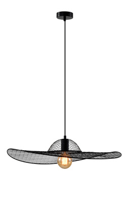 Pendant lamp DECO designer black hat shade modern lighting for living room and bedroom E27
