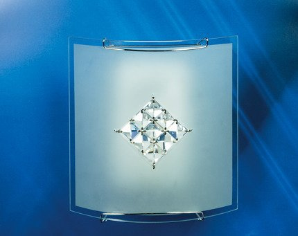 Plafonnier Candellux 10-74655 Cistal plafonnier 1X40W E27 blanc