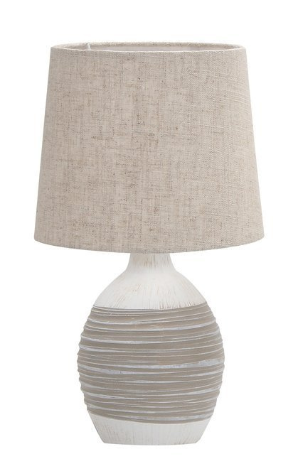 Beige ceramic table lamp Ambon 41-78407