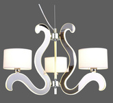 Hängelampe Chrom 3xE14 + LED Ambrosia 33-33895