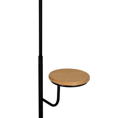 Floor lamp black shelf 173cm Vanity 51-00057
