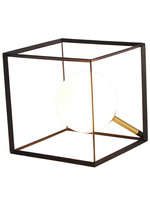 Table lamp black and gold 15cm Weert Ledea 50501048