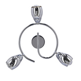 Applique spirale 3X10W E14 LED chrome MILTON 93-61300