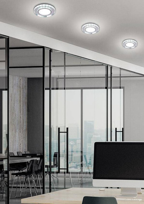 Ceiling luminaire round white LED SSP-26 Candellux 2273693