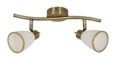 Wall lamp ceiling strip patina 2xG9 Regent 92-70029