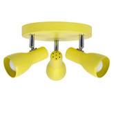 Senffarbene verstellbare Deckenleuchte 3xE14 Picardo 98-52414