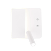 Aplică LED albă 6W cu lampă de lectură reglabilă Alma Candellux 22-75994