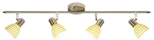 Plafoniera Candellux 94-89482 Citrona band 4xG9 nichel mat