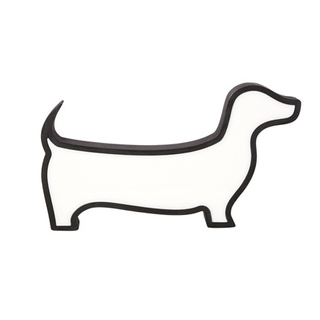 LED-TISCHLAMPE HUND FÜR KINDER IQ KIDS SCHWARZ