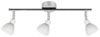 Lampa sufitowa Roy listwa regulowana 3-punktowa LED do salonu metalowa