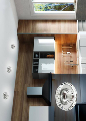 LED-Deckenleuchte 3W rundes Mattglas SS-35 Candellux 2228938