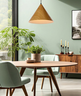 DUNCA HANGING LAMP 32CM E27 LIGHT OAK LIGHT LAMPSHADE