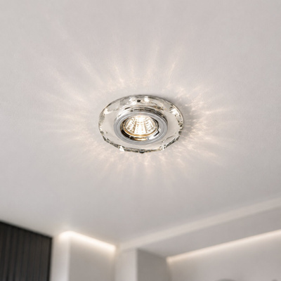 Deckenleuchte Candellux festes rundes Klarglas
