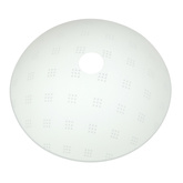 Fanusa Lampa Wisząca 1X60W E27 Klosz Biały Z Wzorem
