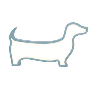 LED-TISCHLAMPE HUND FÜR KINDER IQ KIDS BLAU