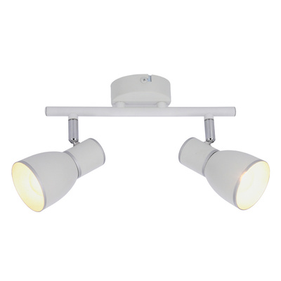 Wall lamp strip 2X40W E14 white/chrome FIDO 92-63373