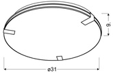 Ceiling Lamp Candellux Noble 13-30078 Ceiling E27