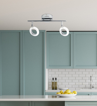 Wandleuchte Candellux Aurelion 92-65575 LED-Streifen Chrom 3000K