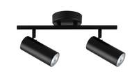 Schwarzer Wand-/Deckenlampenspot 2GU10 Colly 92-01665