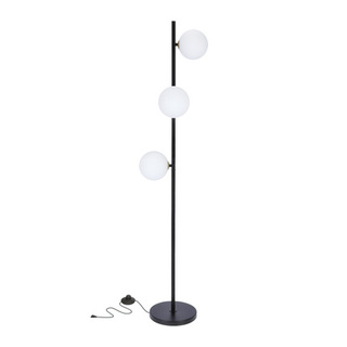 Lampa de podea negru + auriu Kama 53-01238