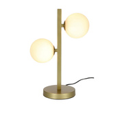 Lampa de masa dubla din alama Kama 42-73433 