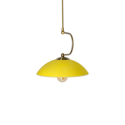 Lampa wisząca Lido pojedyncza do salonu vintage E27 1x60W patyna