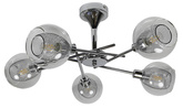 Plafoniera candelabru cromat suspendat Ozzo Candellux 35-72252