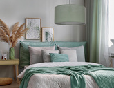 Shanti pendant lamp SHANTI black 1x40 E27 shade mint 31-38654