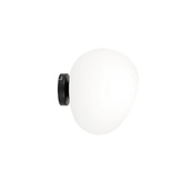 Wall sconce STONES inspired by stone white acrylic shade 20 cm japandi style stylish bedroom sconce E27