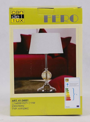 Lampa de masa chihlimbar Fero 41-34601