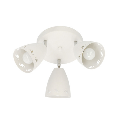 Plafonnier Coty 98-67135 3xE14 blanc mat