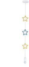 STARS HANGING LAMP 20W E27 IQ KIDS GOLD+BLUE