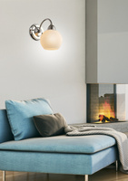 Aplic de perete 1X60W E27 satinat TOBAGO 21-25487