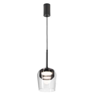 Pendant Lamp Glaxi Glass Grey GX53
