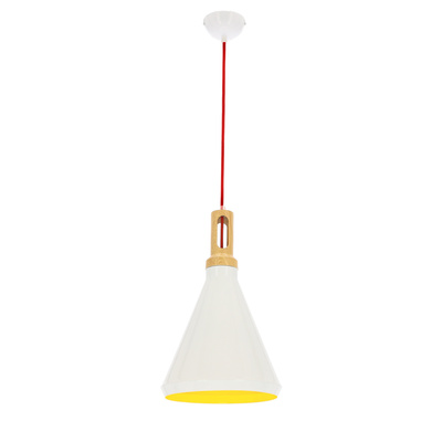 Plafonnier suspendu candellux robinson 31-37695 e27 intérieur blanc / jaune