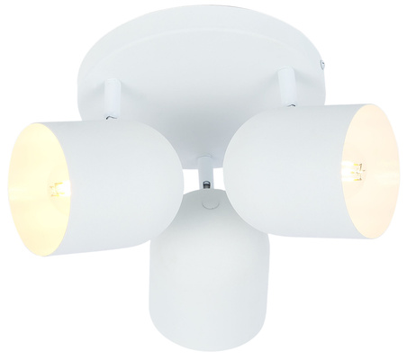 Plafonnier 3xE27 32cm blanc AZURO 98-63274