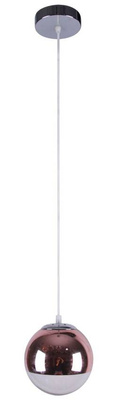 Hanging ceiling lamp 1xE27 pink/gold GAZE 31-43085