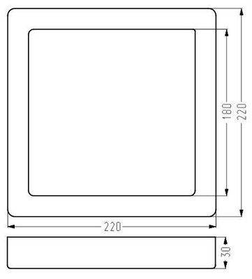 Deckenleuchte Candellux 2263793 Spn-08 Ip20 Led