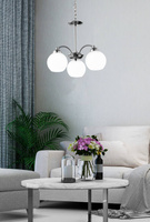 Lampa wisząca 3xE27 45cm TOBAGO 33-25456 SATYNA