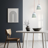 Sevilla Ledea 50101144 blaue Keramik-Pendelleuchte