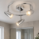 Lampa sufitowa Liberty reflektor regulowana 3-punktowa LED do salonu metalowa