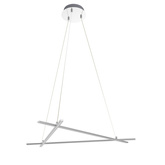 Pendant lamp LED ANDROS 3 light geometric triangular lamp modern chandelier 4000K