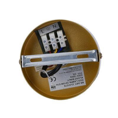 Hanging lamp matt gold 3 Duo 33-01276