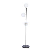 Floor lamp black + gold Kama 53-01238