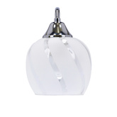 Prego lampă aplică cromată E27 cu abajur incolor 21-09449