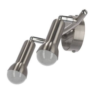 Wandlampenleiste 2xE14 satiniert ARC 92-63298