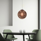 Hanging ceiling lamp 1X60W E27 patina CLUB 31-51219