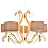 Candelabru 5xE14 + LED 43W cupru Ambrosia 35-33918